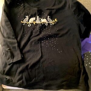 3X Karen Scott 3/4 length sleeve top